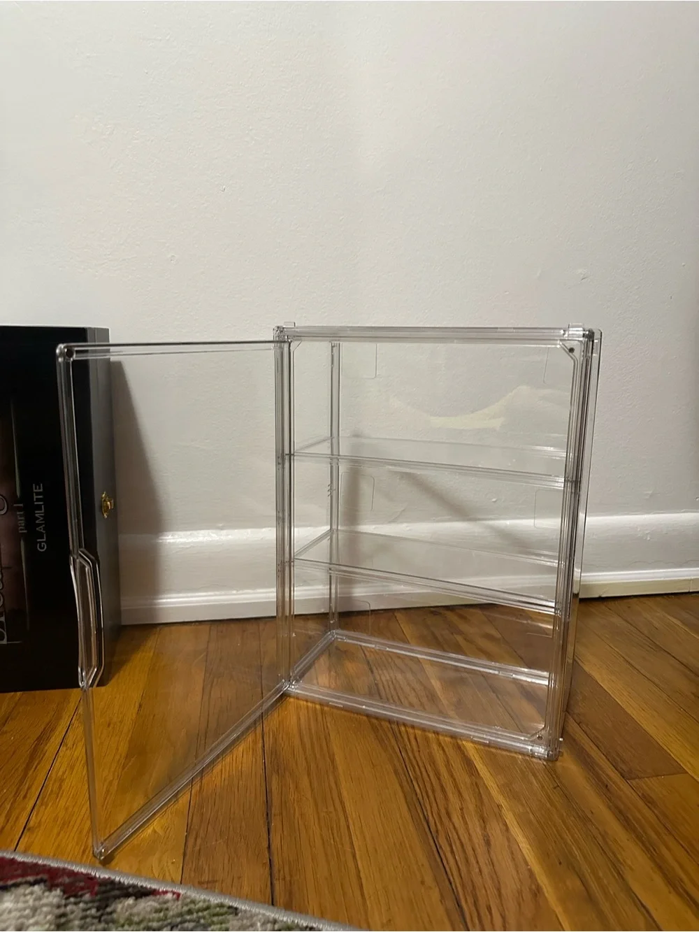 Clear Acrylic Wall Storage Shelf - Multi-Tier Organizer